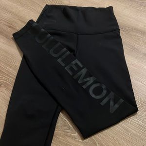 Lululemon Anniversary Leggings Black